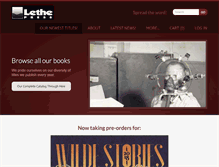 Tablet Screenshot of lethepressbooks.com